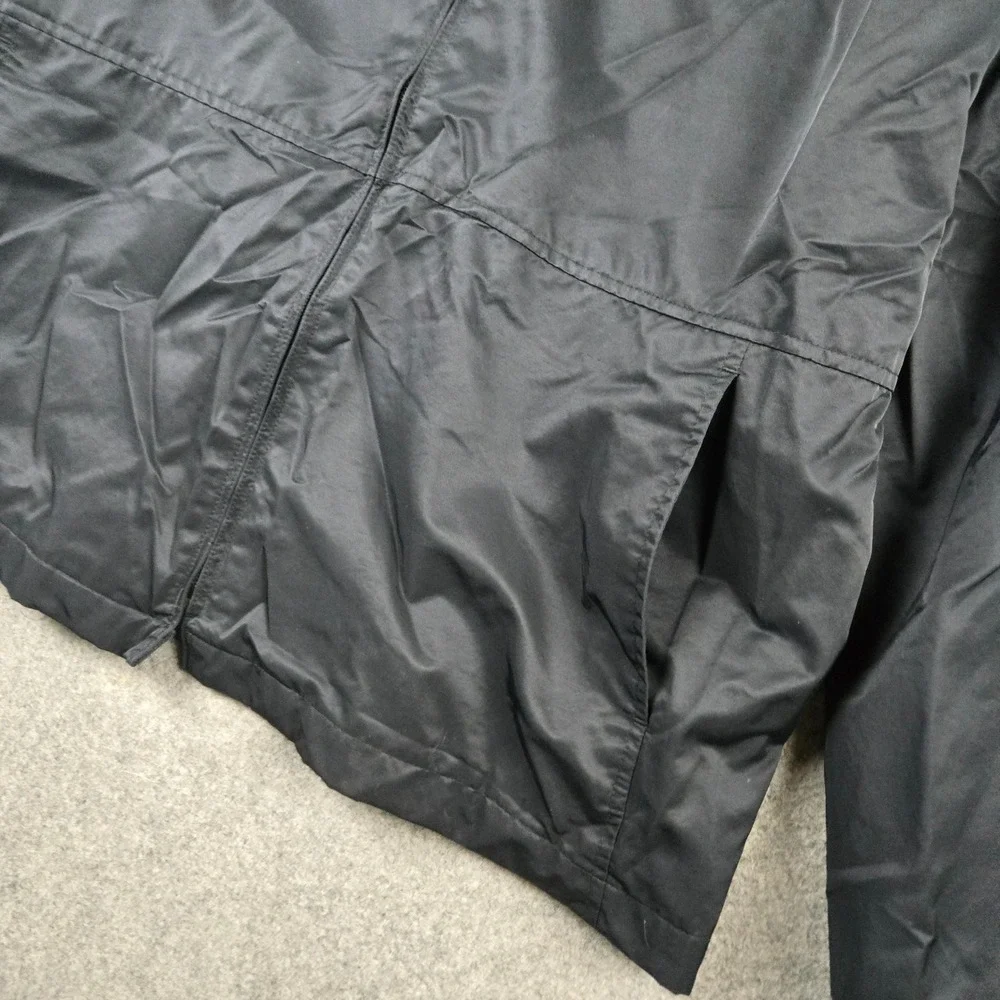 Banana Republic Harrington Bomber Jacket Mens L Black Full Zip Windbreaker